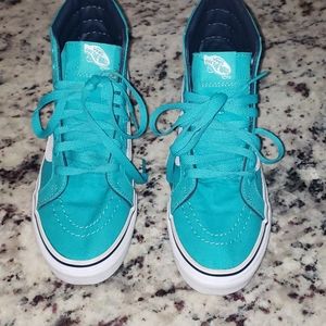 Teal Hightop Vans